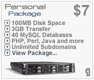 Click here to view the Mileone shared hosting package